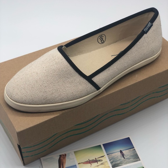 Soludos Shoes - Soludos Flats Smoking Slipper in Knobby Linen